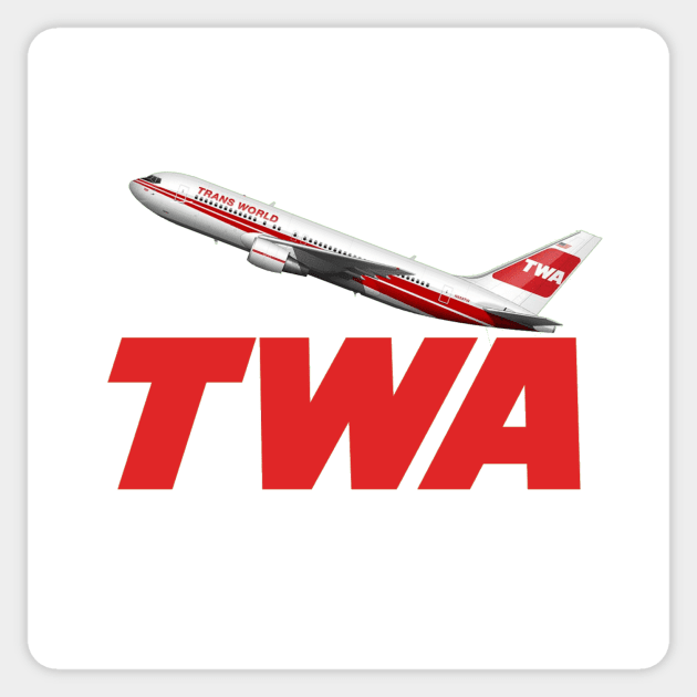 Trans World Airlines Sticker by Max 8 Aviation Gear